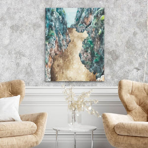 Golden Horizon - Modern Canvas Wall Art