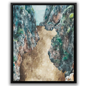 Golden Horizon - Wall Art for Living Room