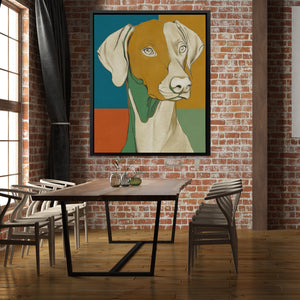 Golden Hour Companion - Luxury Wall Art