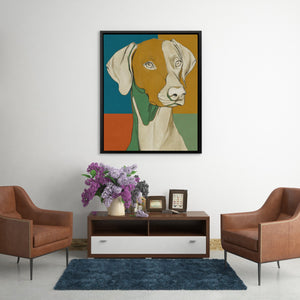 Golden Hour Companion - Luxury Wall Art