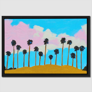 Golden Hour Palms - Luxury Wall Art