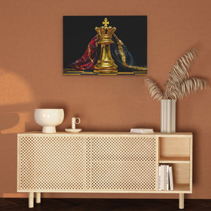 Golden King Enthroned — Golden King Enthroned Brown Wall 107