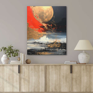 Golden Monochrome - Framed Wall Art