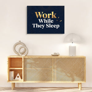 Golden Night Work โ golden night work sq hallway desk light lux 1land flush print