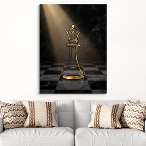 Golden Queen Spotlight โ golden queen spotlight sq white groovy couch close 1port flush print