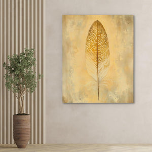 Golden Quill - Luxury Wall Art