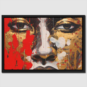 Golden Reverie - Portrait Art