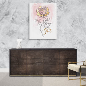 Golden Rose Grace โ golden rose grace sq luxurious room granite wall 1port flush print