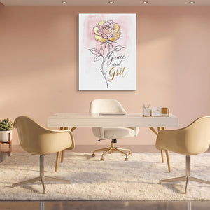 Golden Rose Grace โ golden rose grace sq pink office 1port flush print