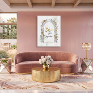 Golden Roses Archway โ golden roses archway sq pink pleasure 1port flush print