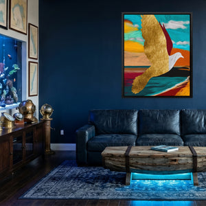 Golden Seagull Soaring — Golden Seagull Soaring Underwater Den Port 183