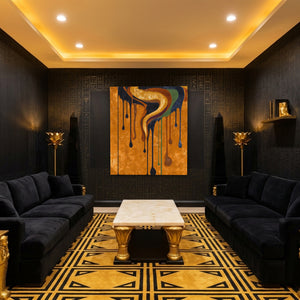Golden Serpent Dripping — Golden Serpent Dripping Egyptian Room Port 22