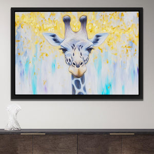 Golden Sky Giraffe - Luxury Wall Art