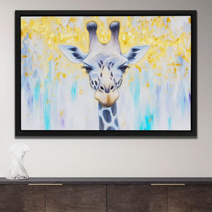 Golden Sky Giraffe - Luxury Wall Art