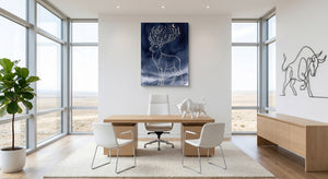 Golden Stag Constellations โ golden stag constellations office space with furniture 1port flush print
