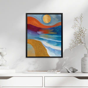 Golden Sun Seascape — Golden Sun Seascape White Snail Table 267
