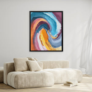 Golden Swirl Organic — Golden Swirl Organic Wing Blown Curtains 221