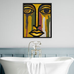 Golden Tears Fall - Luxury Wall Art