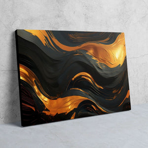 Golden Vortex - Large Canvas Print