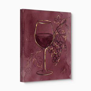 Golden Wine Grapes โ golden wine grapes angled flush print