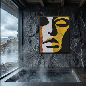 Golden Woman Silhouette — Golden Woman Silhouette Sauna Dark Port 202
