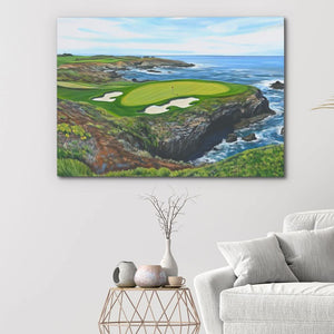 Golf Course on the Ocean - Luxury Wall Art