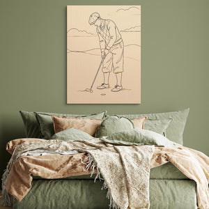 Golfer's Stroke - Luxury Wall Art