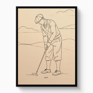 Golfer's Stroke - Luxury Wall Art