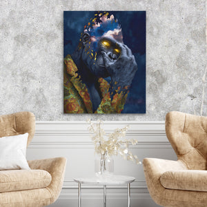 Gorilla Celestial Sky — Gorilla Celestial Sky Two Chairs Cement Wall 247