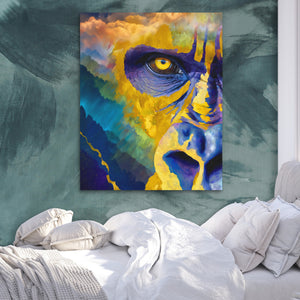 Gorilla Golden Mist — Gorilla Golden Mist Side Bebd Green Abstract 226