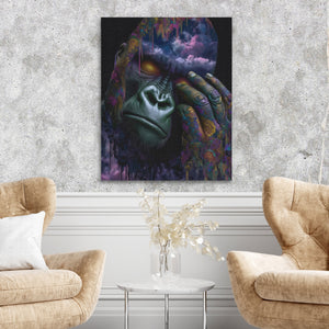 Gorilla Purple Depths — Gorilla Purple Depths Two Chairs Cement Wall 249