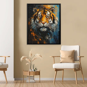 Graceful Hunter - Large Abstract Canvas Print