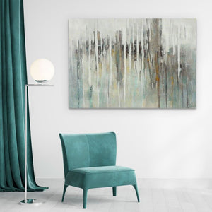 Graphic Smudges - Abstract Wall Art in Black Frame