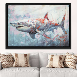 Great White Depths - Luxury Wall Art