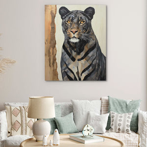 Grey Tiger - Framed Art Print