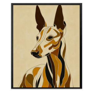 Greyhound Geometric Lines — Greyhound Geometric Lines Front Facing Portrait2 31