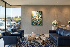 Griffin Nestling - Luxury Wall Art