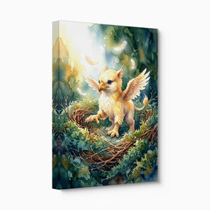 Griffin Nestling - Luxury Wall Art
