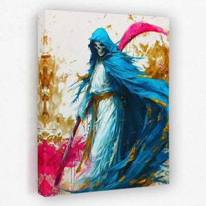 Grim Reaper's Vivid Dance - Luxury Wall Art