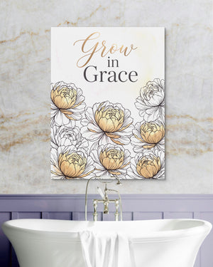 Grow In Grace — grow in grace psd marble purple bath 1port flush print