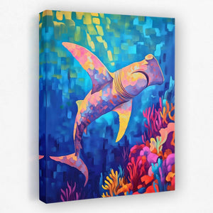 Hammerhead Colorwav - Luxury Wall Art