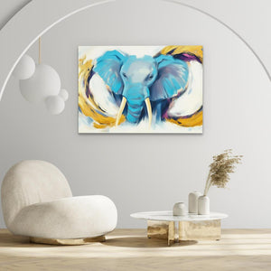 Happy Elephant - Luxury Wall Art