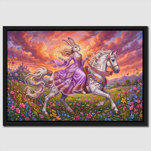 Hare Sunset Gallop โ Hare Sunset Gallop Close Up Landscape 90