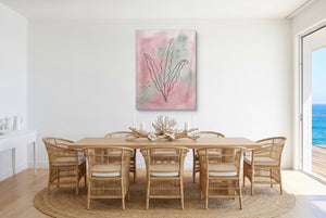 Harts-Tongue Flight โ harts tongue flight small dining room with ocean view 1port flush print