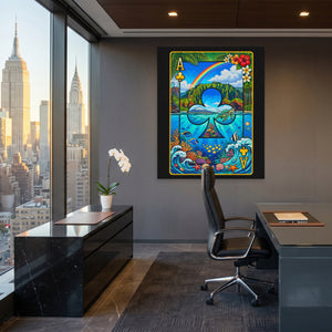 Hawaii Ace of Clubs Card — Hawaii Ace of Clubs Card Office View Port 91