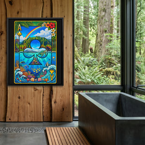 Hawaii Ace of Clubs Card — Hawaii Ace of Clubs Card Outdoor Bathroom Log Port 133