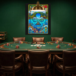 Hawaii Ace of Clubs Card — Hawaii Ace of Clubs Card Poker Room Green Port 121