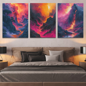 Hawaiian Volcano Eruptions - Luxury Wall Art