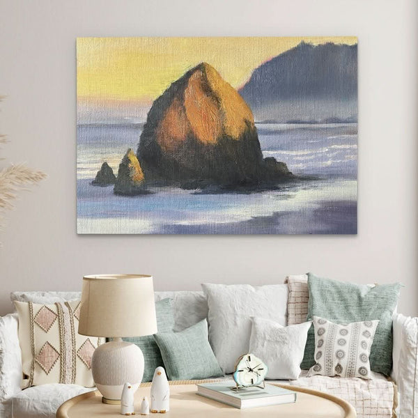 Haystack Rock Oregon in a room
