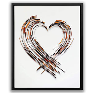 Heart Strokes - Luxury Wall Art